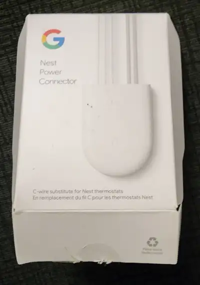 Google Nest Power Connector GVNZ4 no C wire, View more
