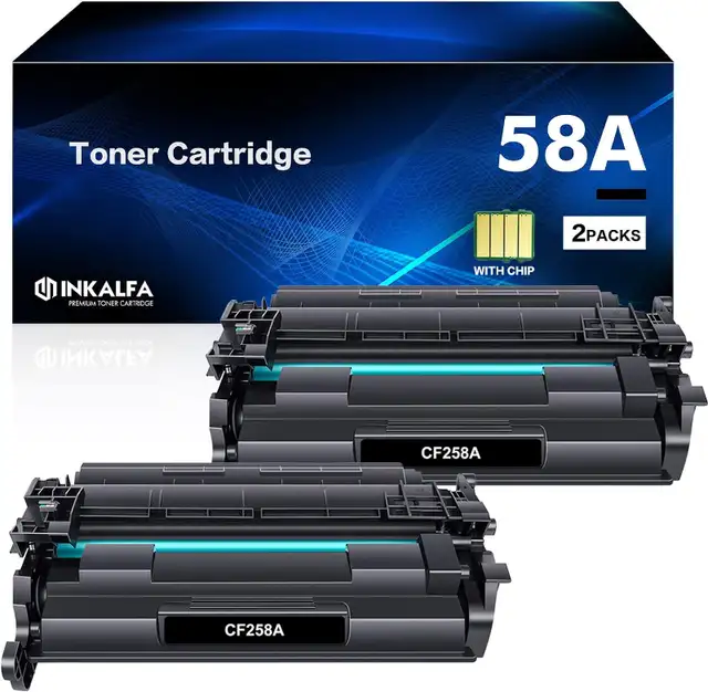 ❤️✅NEW IN BOX: Black Toner Cartridges for HP 58A, 2 Pack in General Electronics in Markham / York Region - Image 2
