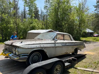 Have ownership Extra engine and transmission in the deal Can deliver Should be able to get it runnin...