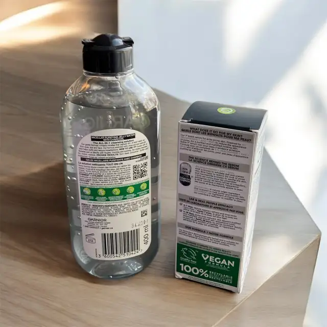 NEW Garnier SkinActive Charcoal Serum & Micellar Cleansing Jelly in Health & Special Needs in Winnipeg - Image 3