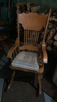 Wooden rocking chairs (2)