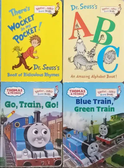 3 Dr Seuss Bright and Early BOARD Books - Wocket in Pocket, Thom, View more