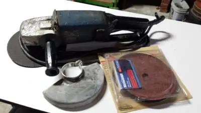 7” AEG Angle Grinder - $35.00 Also available - 1/2” Falcon Impact Driver - $55.00