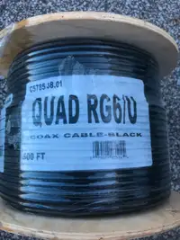 RG6 QUAD Coaxial Cable 500ft