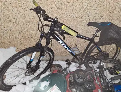 Large new kona fire mountain bike large tires and frame working brakes/gears rides awesome **pickup...