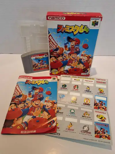 N64 Famista 64 - Japanese- Family Stadium Baseball 64 , View more