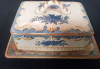 Vintage early 1900,S Ceramic Decor Favorite Butter Dish. 