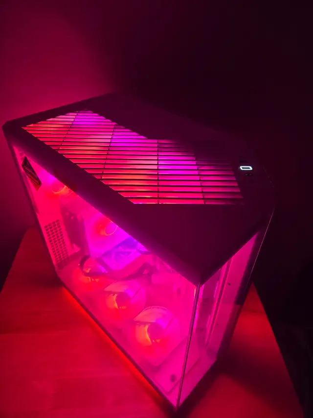 White ARGB Gaming PC - Ryzen 5 7600X+RTX 5060, RTX 5080 Ready ...