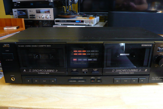 JVC TD-W201 Stereo Double Cassette Deck in Stereo Systems & Home Theatre in Mississauga / Peel Region