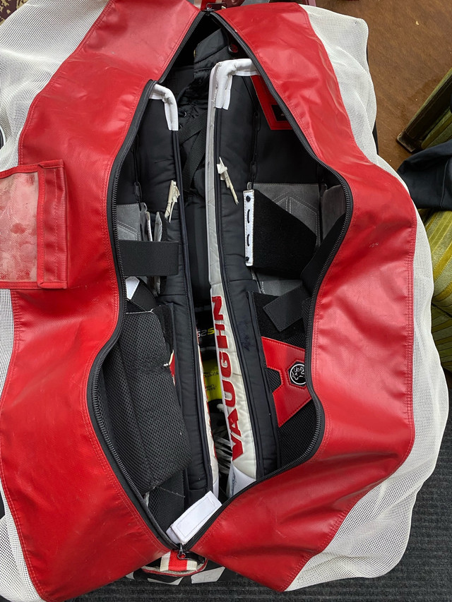 Goalie Bag , sticks, skates  in Hockey in Lethbridge - Image 2