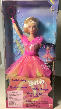 Bubble Fairy Barbie Doll – #22087 1998 Mattel - MIB