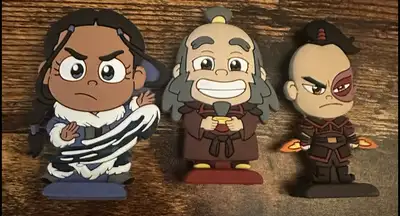 3 Viacom - Avatar the last Airbender Iroh, Zuko, Katara, View more