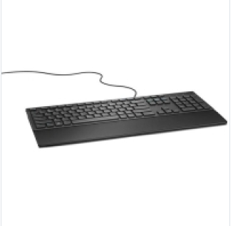 Dell Multimedia Wired Keyboard (Black) - KB216, View more