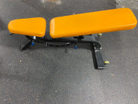 Heavy duty commercial exercise bench
