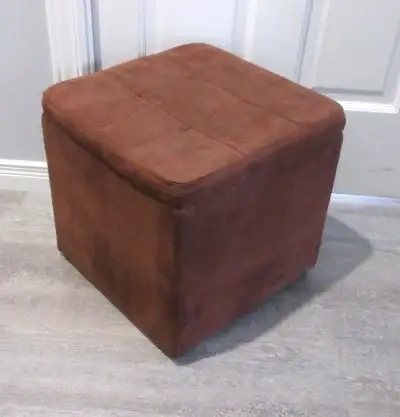 STORAGE CUBE … Foot Bench… Brown, View more