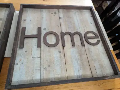 Pair of Wall signs, View more