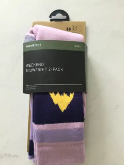 Burton Weekend Midweight Socks - 2 pack - Kids S/M, View more