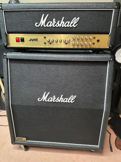 Marshall JVM 205H and 4X12 Slant 1960 Lead Cabinet, View more