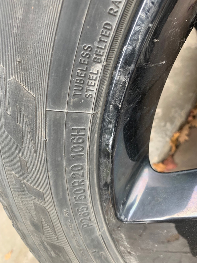 Jeep Grand Cherokee(pair-Rim-Black on Black-Includes winter tire dans Pneus et jantes  à Région de Mississauga/Peel - Image 3