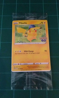 Pokemon Card Sealed Pikachu Holo Pokemon Go