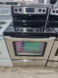 Whirlpool 30" Stainless Steel Electric Ceramic Top Stove Oven