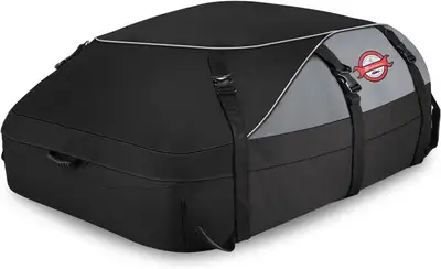 NEW 20 Cubic Feet Waterproof Roof Top Cargo Carrier for Car with Without Luggage Rack $85 (Rets $170...