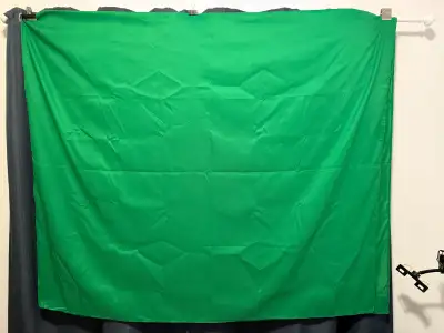 Photography Backdrop Green Screen 10 X 5.75 feet 120 X 69 inches 300 X 175 cm