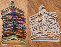 44 Multi Colored Adult Clothing Garment Hangers