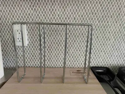 Pan and Cutting Board Rack NEW , View more