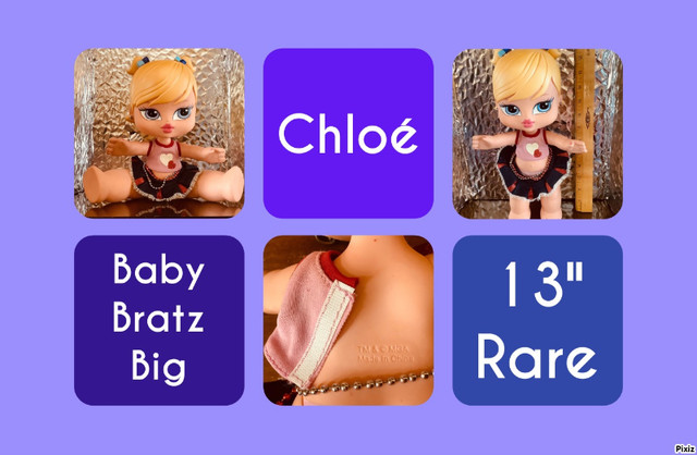 Baby Bratz Babyz Big 13" Chloé Rare 50$ dans Jouets et jeux  à Laval/Rive Nord