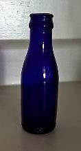 Cobalt Blue Bromo-Cedin Medicine Bottle for Headaches
