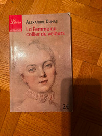 Livre LA Femme au collier de velours de Alexandre Dumas