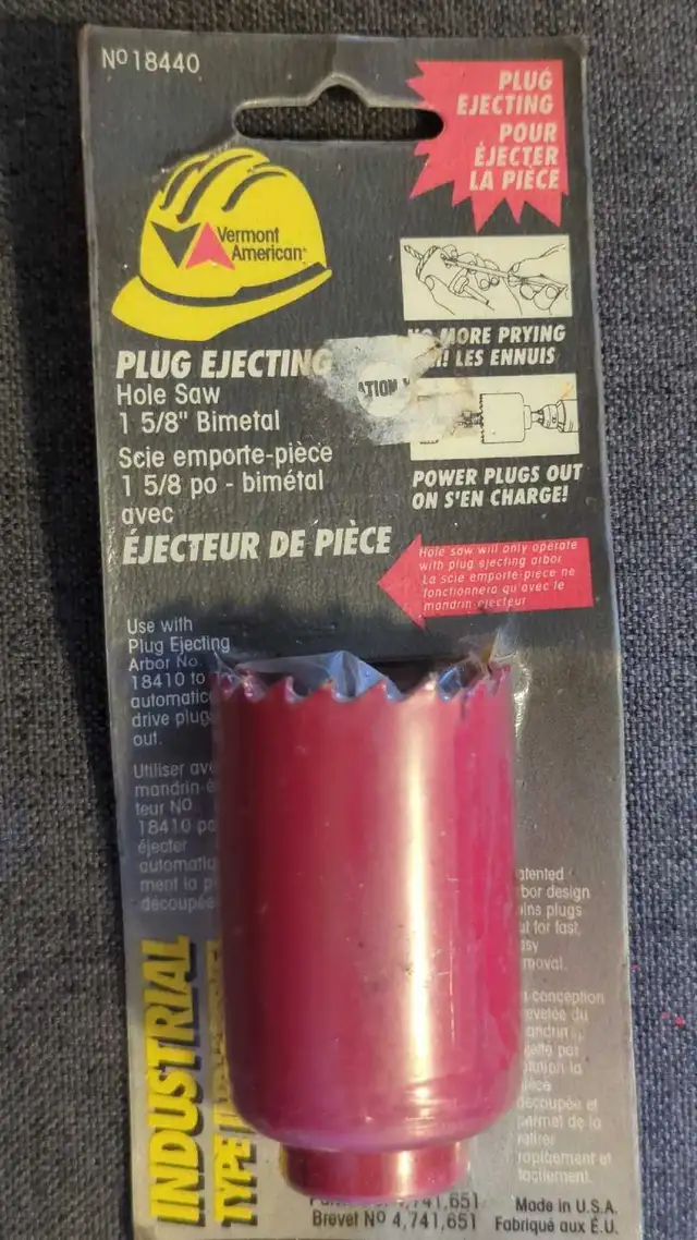 New / Hole saw, plug ejection  in Power Tools in Peterborough - Image 2