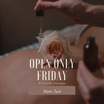 Hi there! My name is Miya. I’m a certified bodywork/massage therapist. ✅Open only FRIDAY 10am-7pm 25...