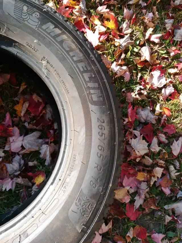 Near new Truck/SUV Winter Tires - Michelin Ice-X Snow in Tires & Rims in Ottawa - Image 3