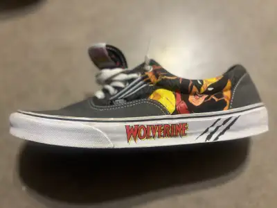 Vans Wolverine Marvel Shoes Size 12 men’s From 2013 Used a couple times no rips or tears and were st...