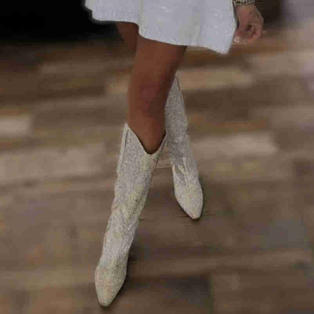 Matisse Nashville sequin cowboy boots Taylor Swift inspired  in Women's - Shoes in Calgary