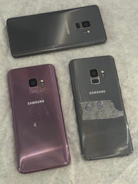 Samsung Galaxy S9 lot of 9 phones