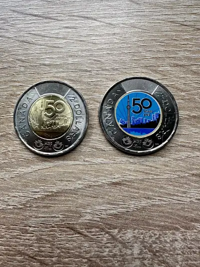 Toonie CN 2 dollar coin, View more