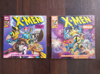 2 vintage X-men books