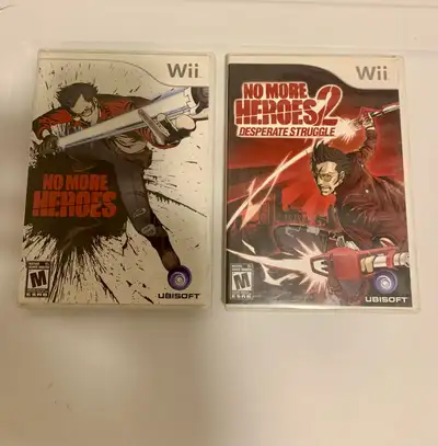 Wii Games No More Heroes 1 And 2 , View more