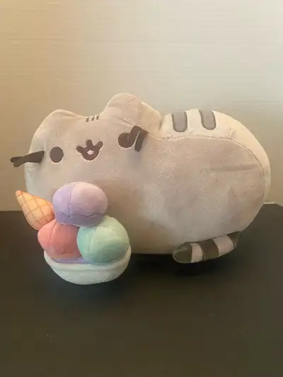 Pusheen Plush with Ice Cream, View more