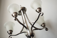 Lampe de plafond en métal et verre - Metal glass ceiling lamp