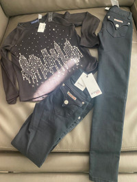 Lot of Brand new Girls size 7/8 clothing