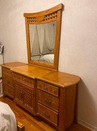 Large dresser with mirror