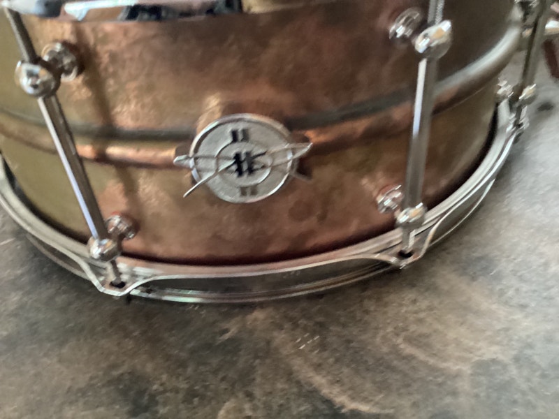 antique brass 14x6.5 snare drum Drums & Percussion