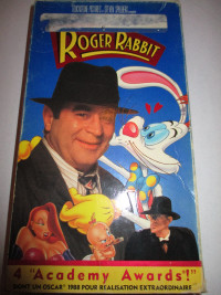 VHS : Qui veut la peau de Roger Rabbit. 1988
