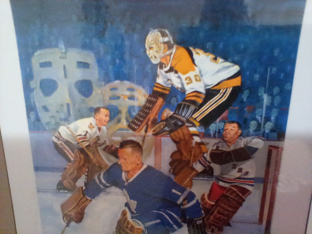 Hockey Print Lithograph By W. Burden in Arts & Collectibles in Oakville / Halton Region - Image 3