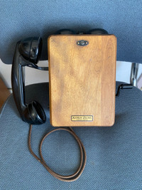 Northern Electric Model 717 Antique Wood Wall Phone