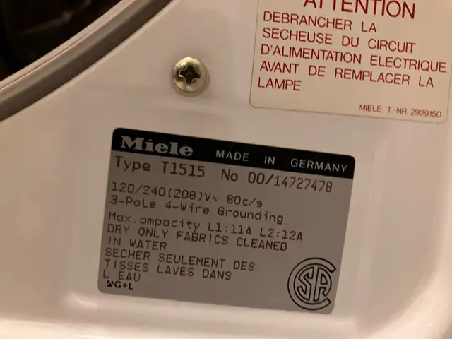 Miele dryer in Washers & Dryers in Mississauga / Peel Region - Image 6